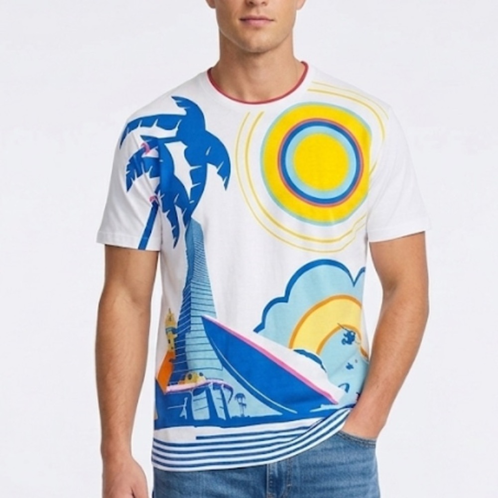 Last Rights Men's 100% cotton Retro Synthwave Graphic Tee size XXL